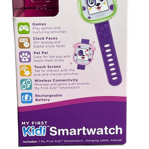 VTech My First Kidi Smartwatch Purple - Picture 15 of 16